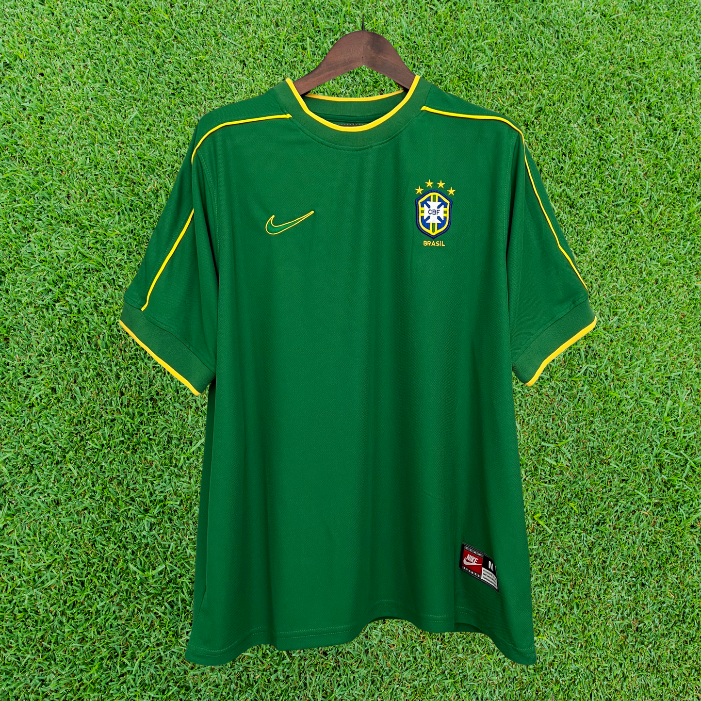 Camiseta de portero de Brasil 1998 retro 
