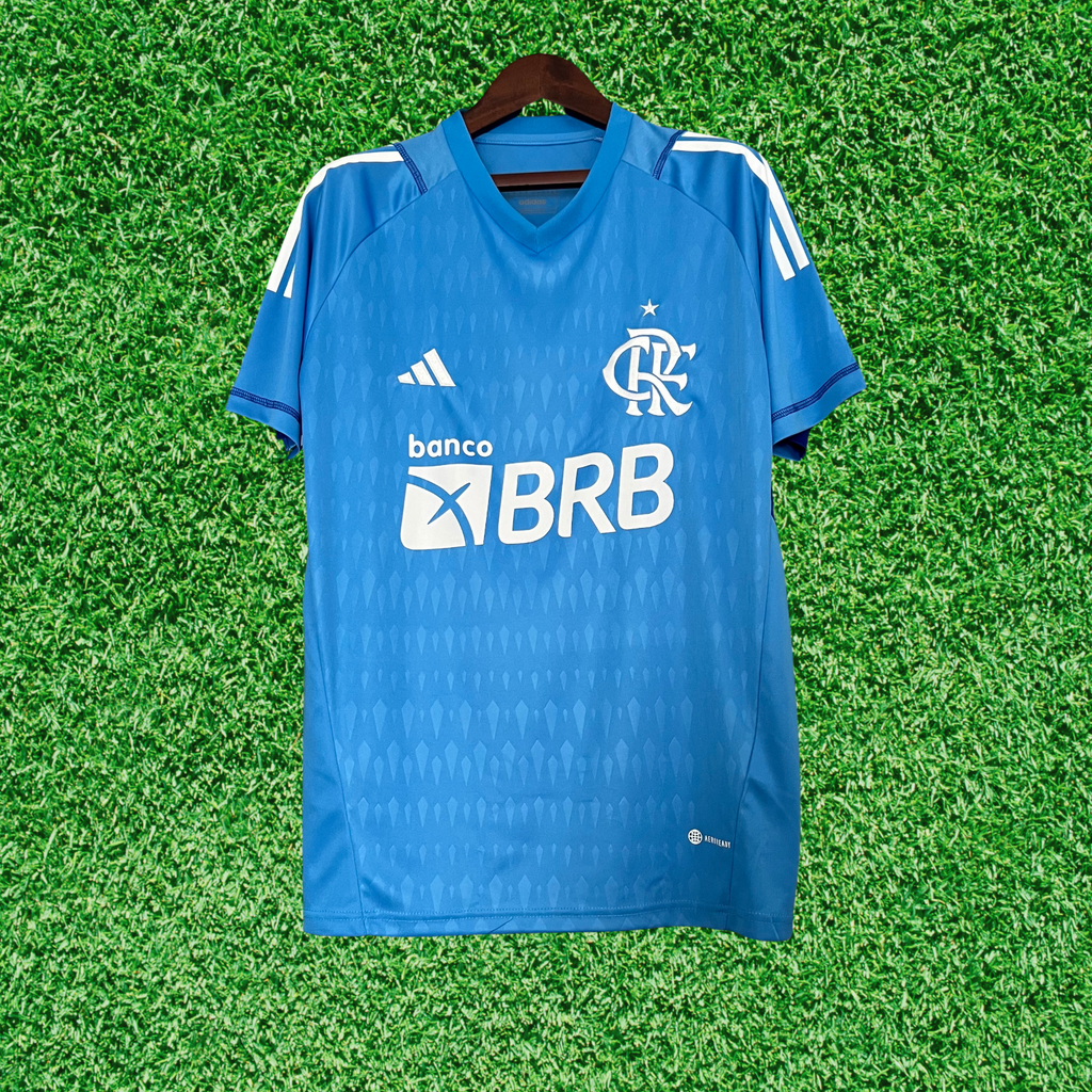 Camisa Flamengo Goleiro Azul 23/24 Torcedor