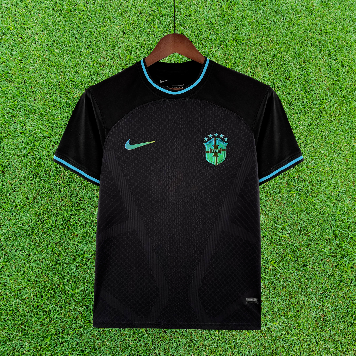 Camiseta negra especial de Brasil 2022, versión para aficionados 