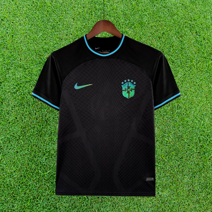 Camiseta negra especial de Brasil 2022, versión para aficionados 