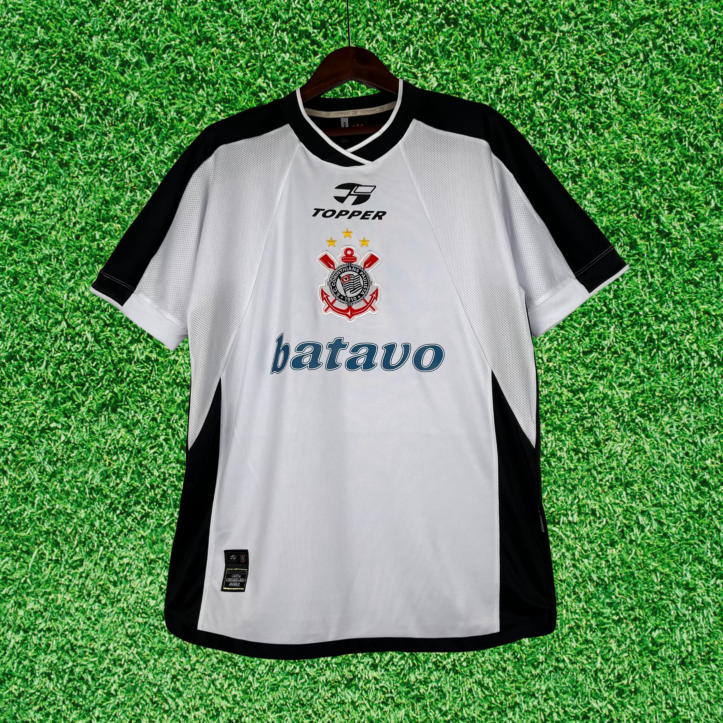 Camiseta retro de local del Corinthians 2000 