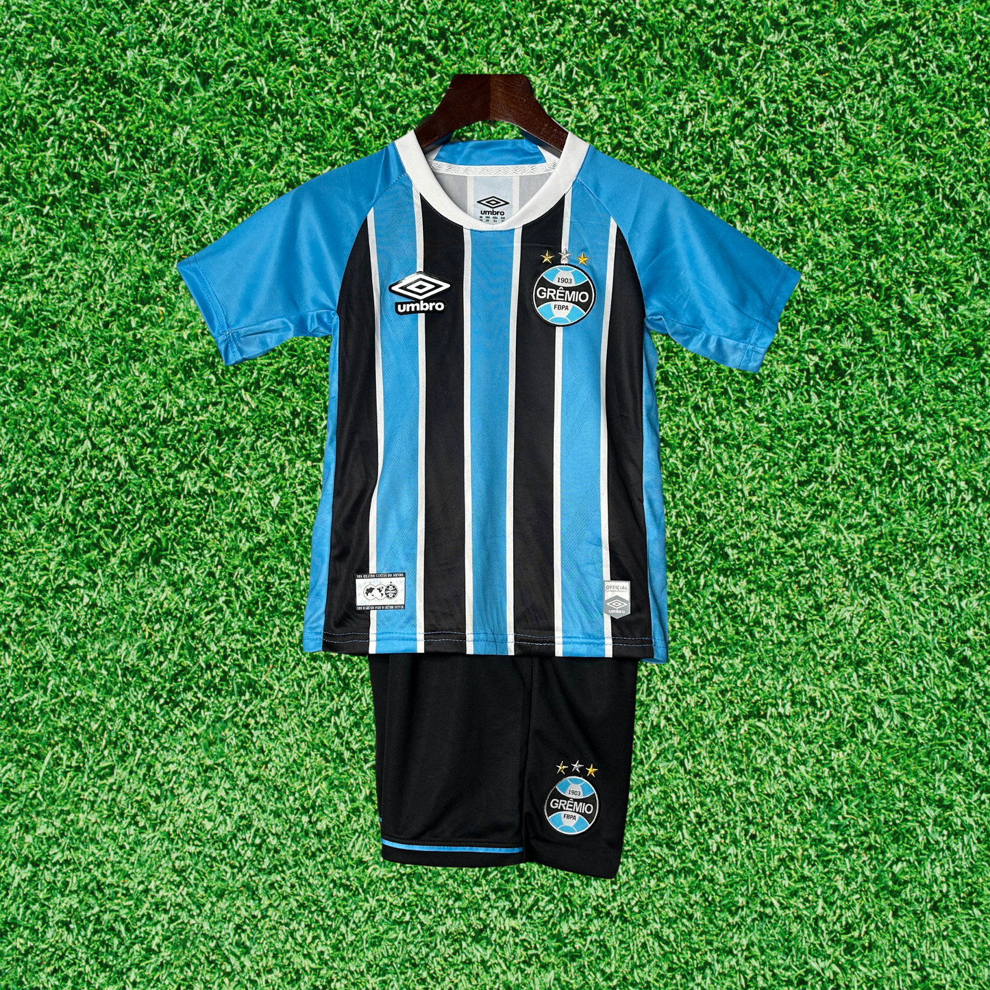 Kit local del Grêmio 25/26 para niños 