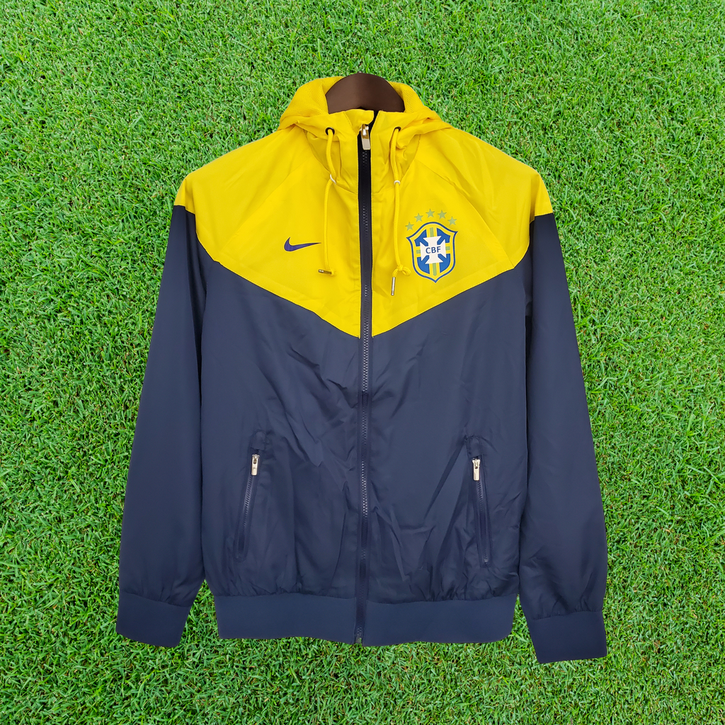 Corta-Vento Brasil Azul/Amarelo