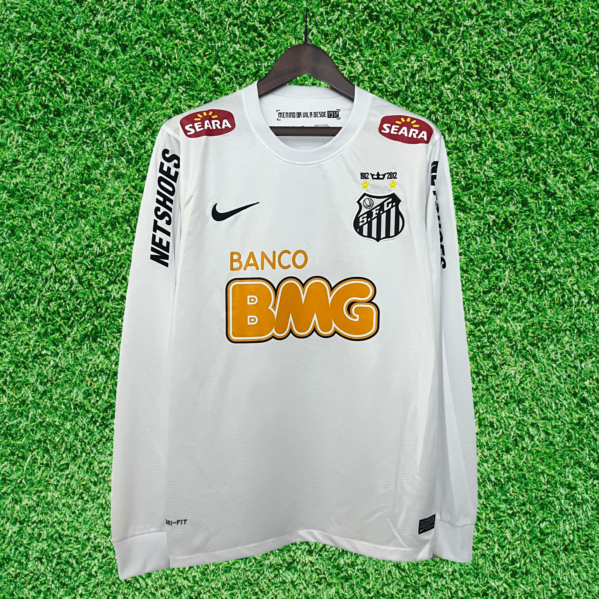 Camisa Santos I 11/12 Retrô Manga Longa