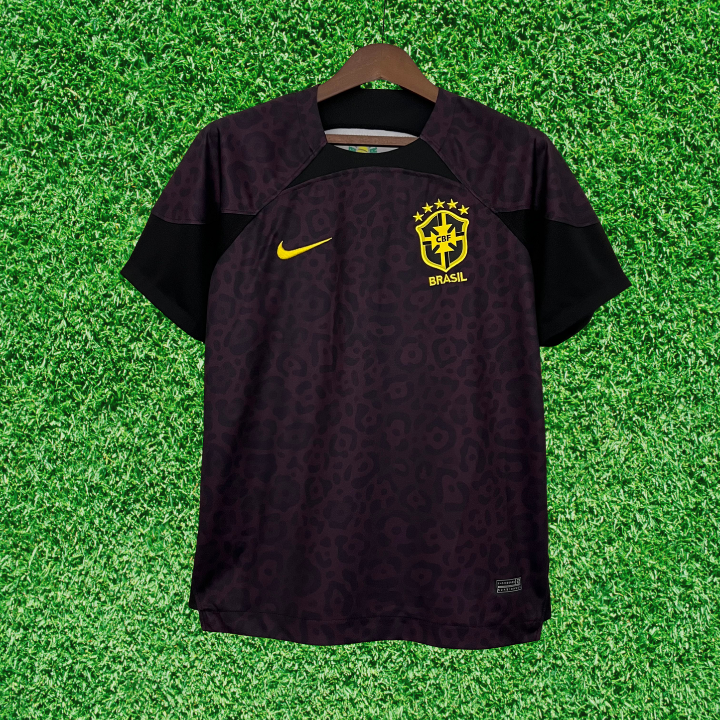 Camiseta de portero de Brasil 2022, versión para aficionados