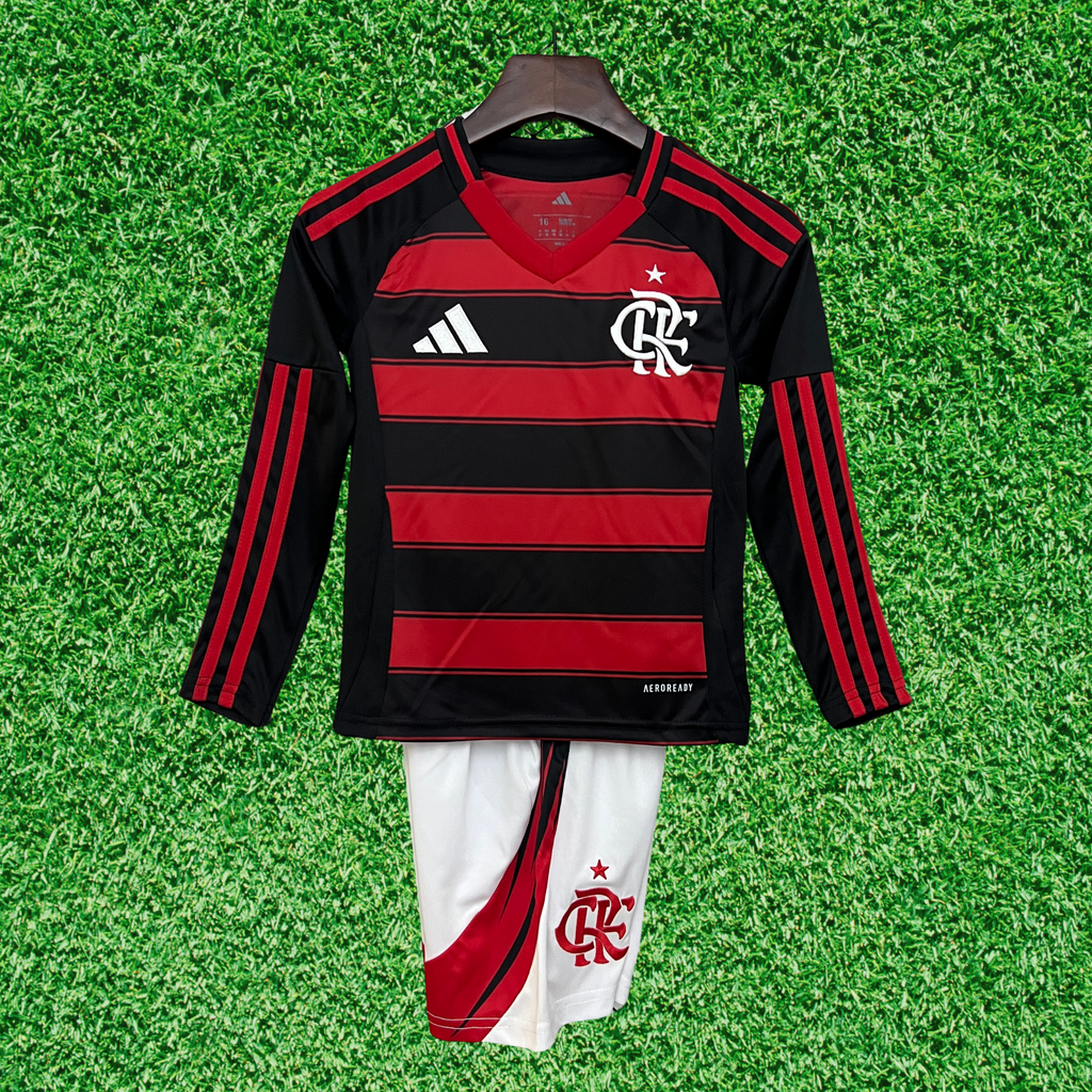 Kit Flamengo I Manga Longa 25/26 Infantil