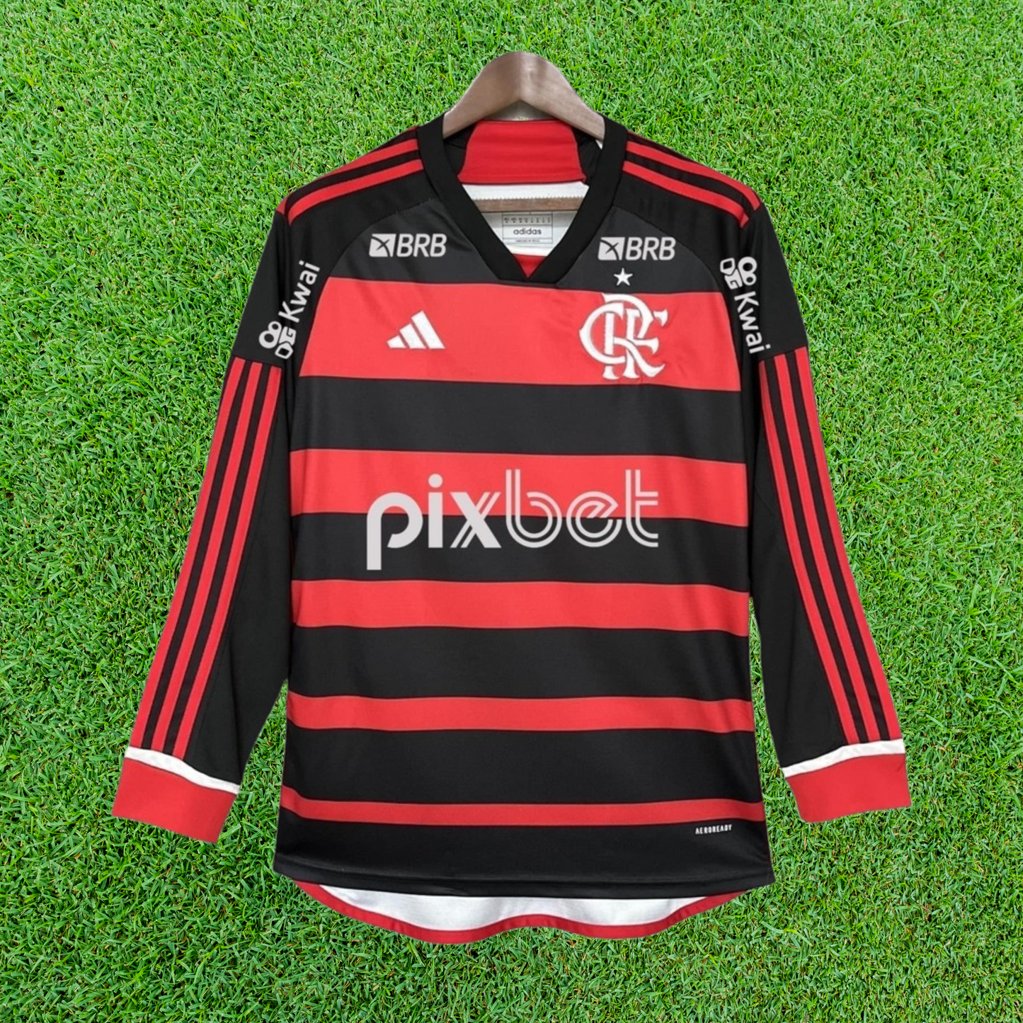 Camiseta local del Flamengo 24/25 de manga larga 