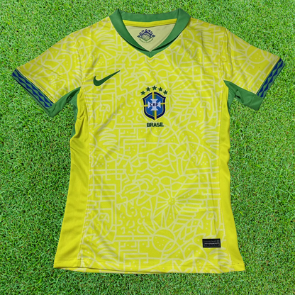 Camiseta local de Brasil 24/25, versión para aficionados para mujer 