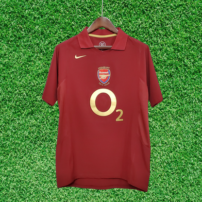 Camiseta de local del Arsenal 05/06 Retro 