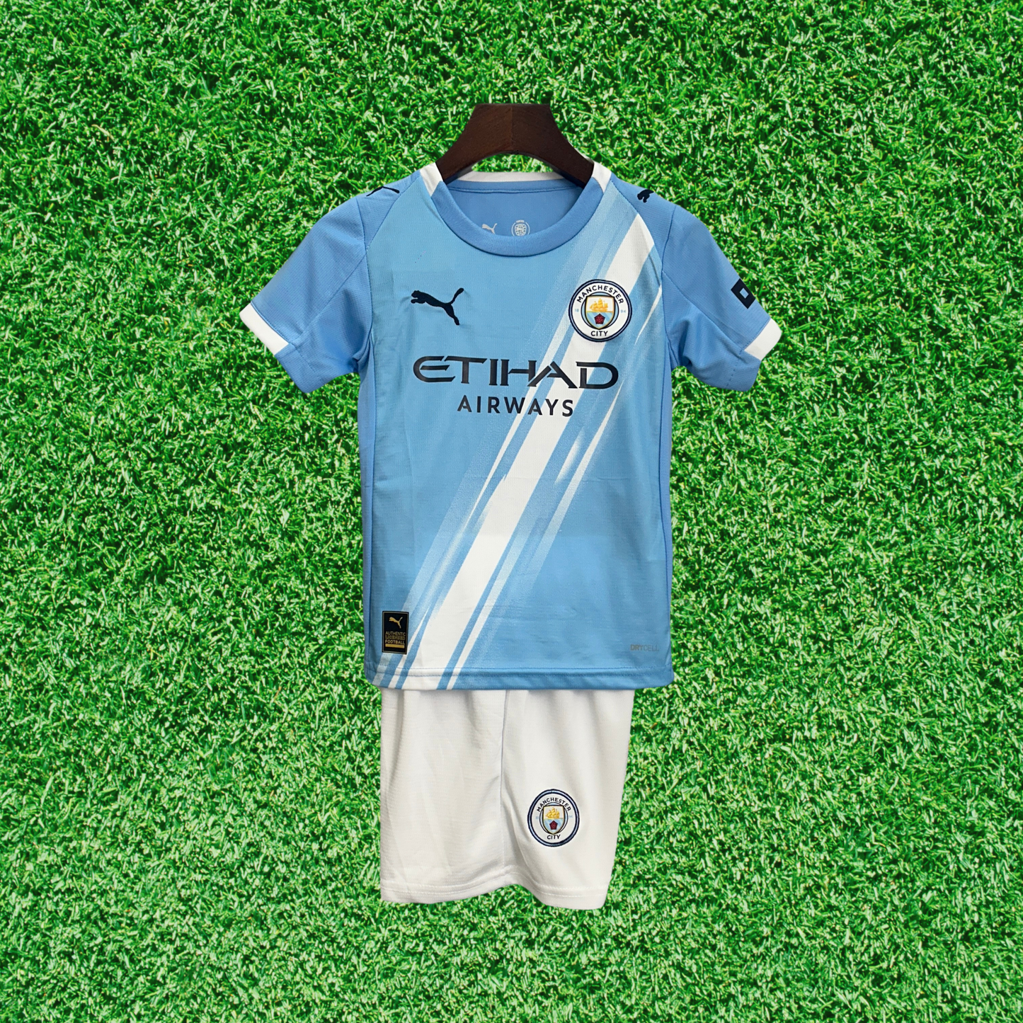 Kit infantil del Manchester City I 25/26 