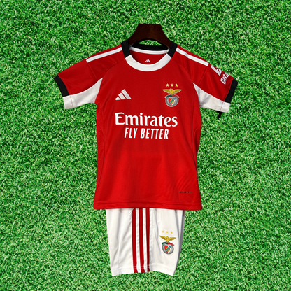 Kit local del SL Benfica 25/26 para niños 