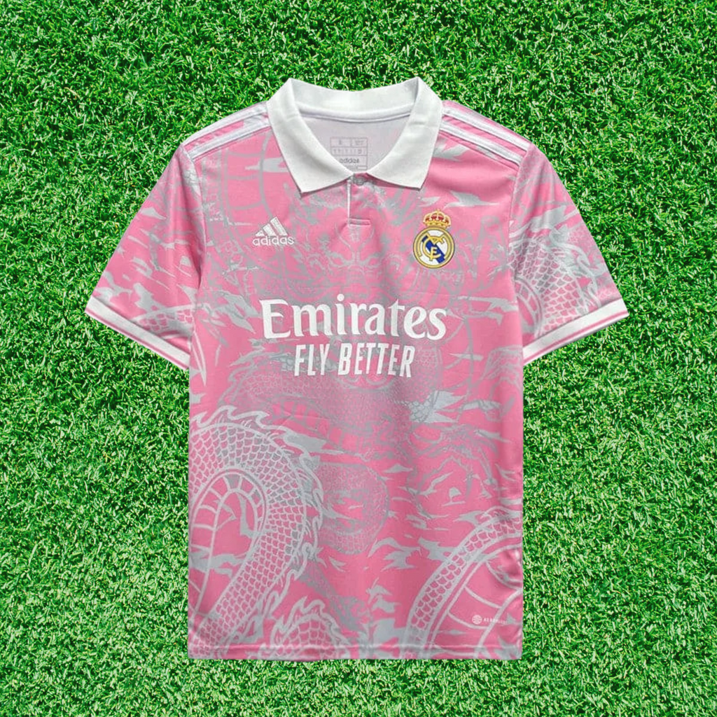 Camisa Real Madrid Especial Dragão Rosa 25/26 Torcedor