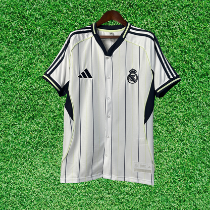 Camiseta de béisbol del Real Madrid - Paquete estadounidense 25/26 Retro 