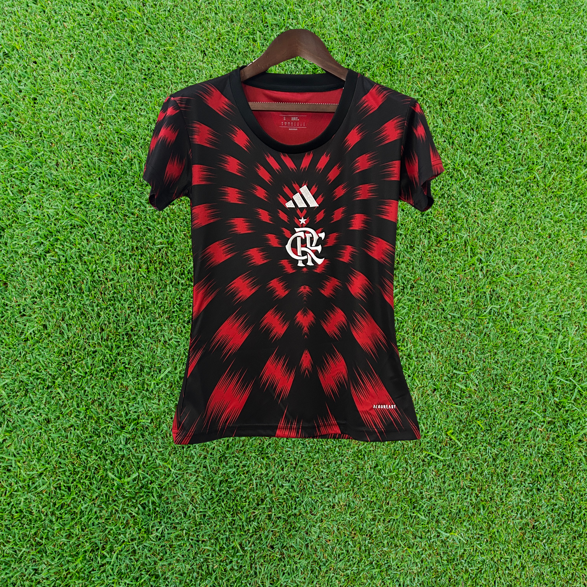 Camisa Flamengo Pré-Jogo 25/26 Feminina Torcedor