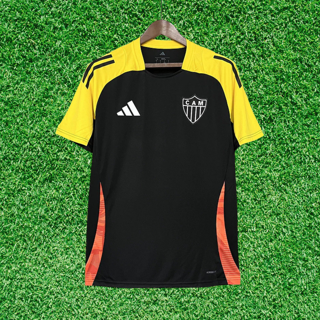 Camisa Atlético Mineiro Treino Preta 25/26 Torcedor