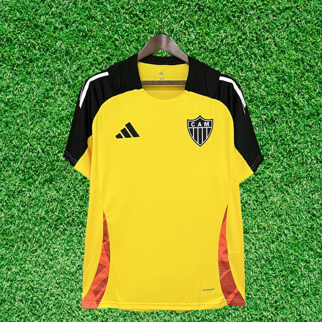Camisa Atlético Mineiro Treino Amarelo 25/26 Torcedor
