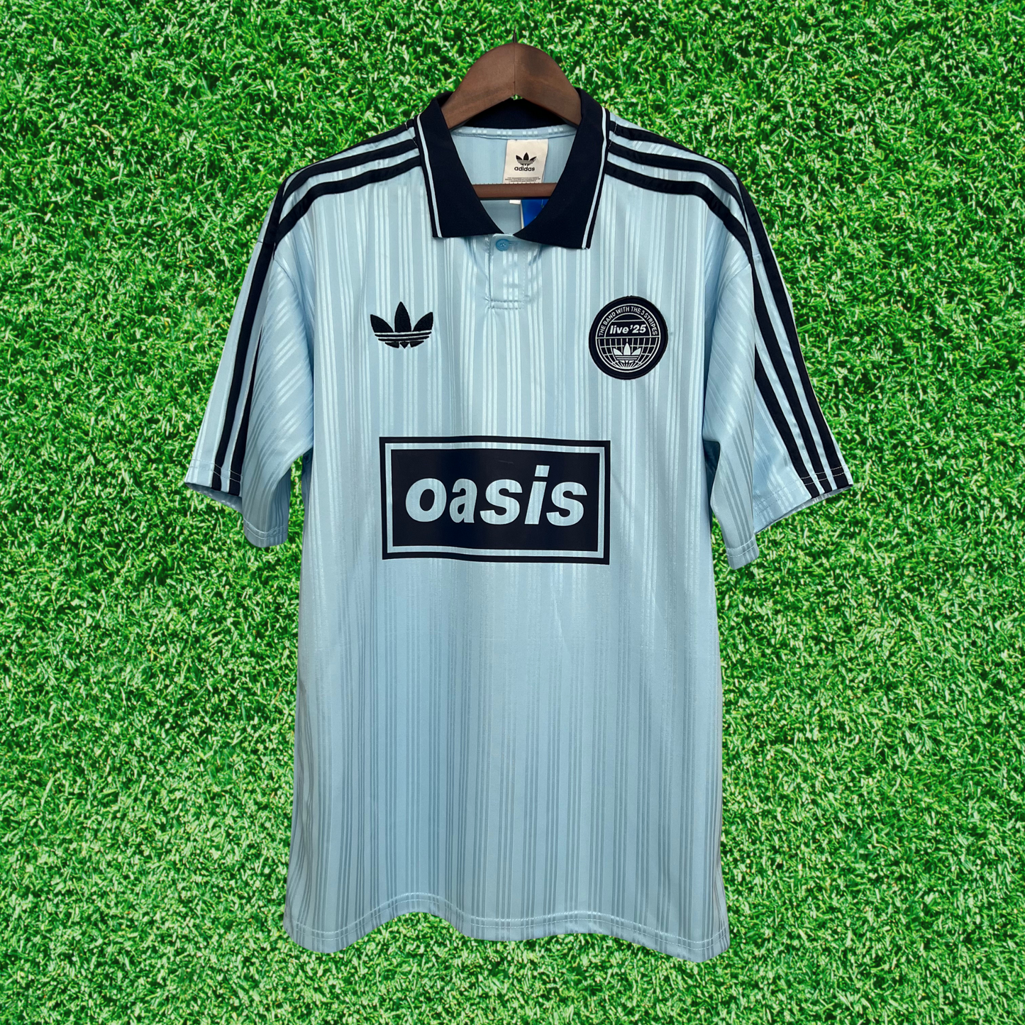 Camiseta azul Oasis 25/26 versión para aficionados 