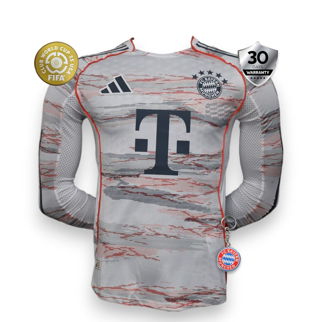 Bayern Munich Player Jersey Away 2025/26-  Long Sleeve