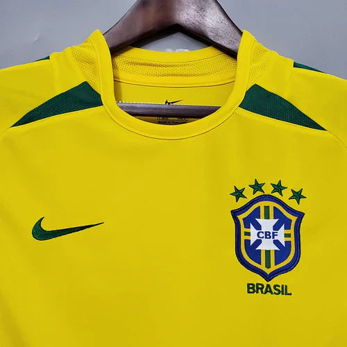 Brazil 2002 I Home Jersey - Retro Version