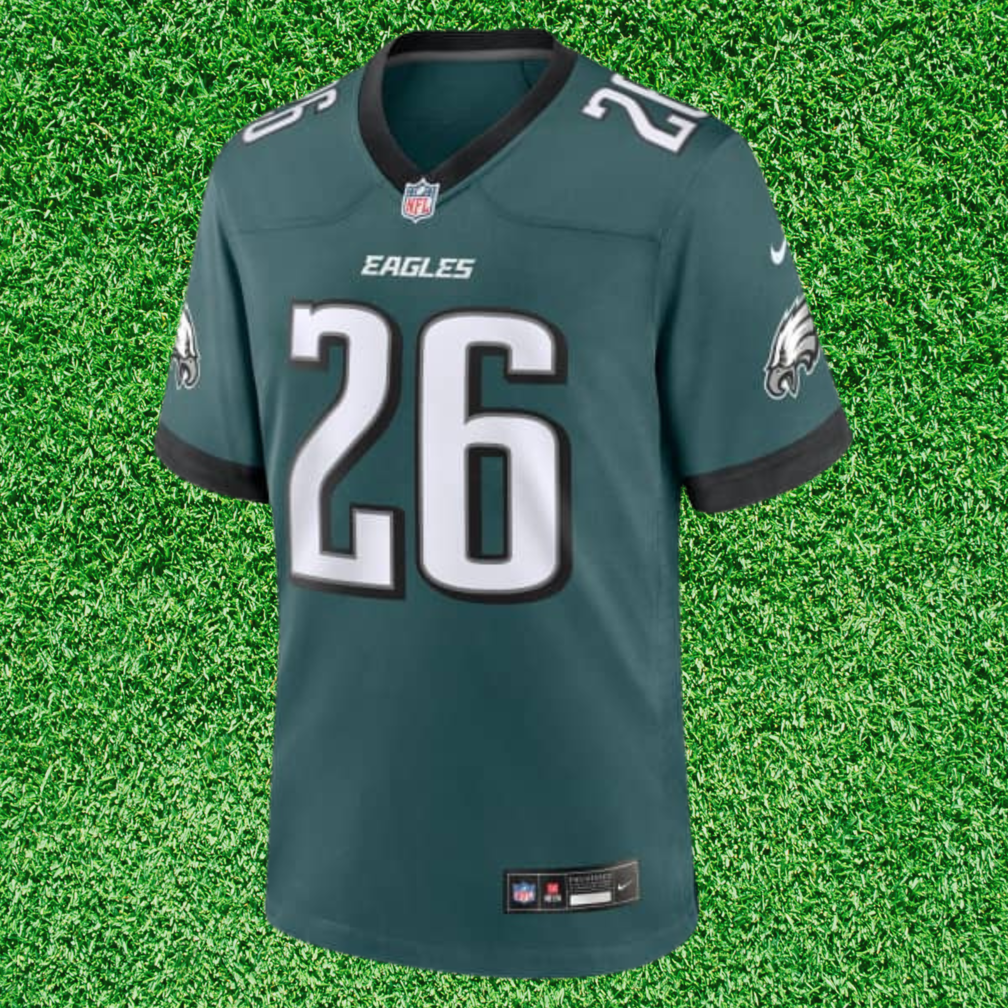 Camisa Eagles #26 Barkley Verde Escuro NFL