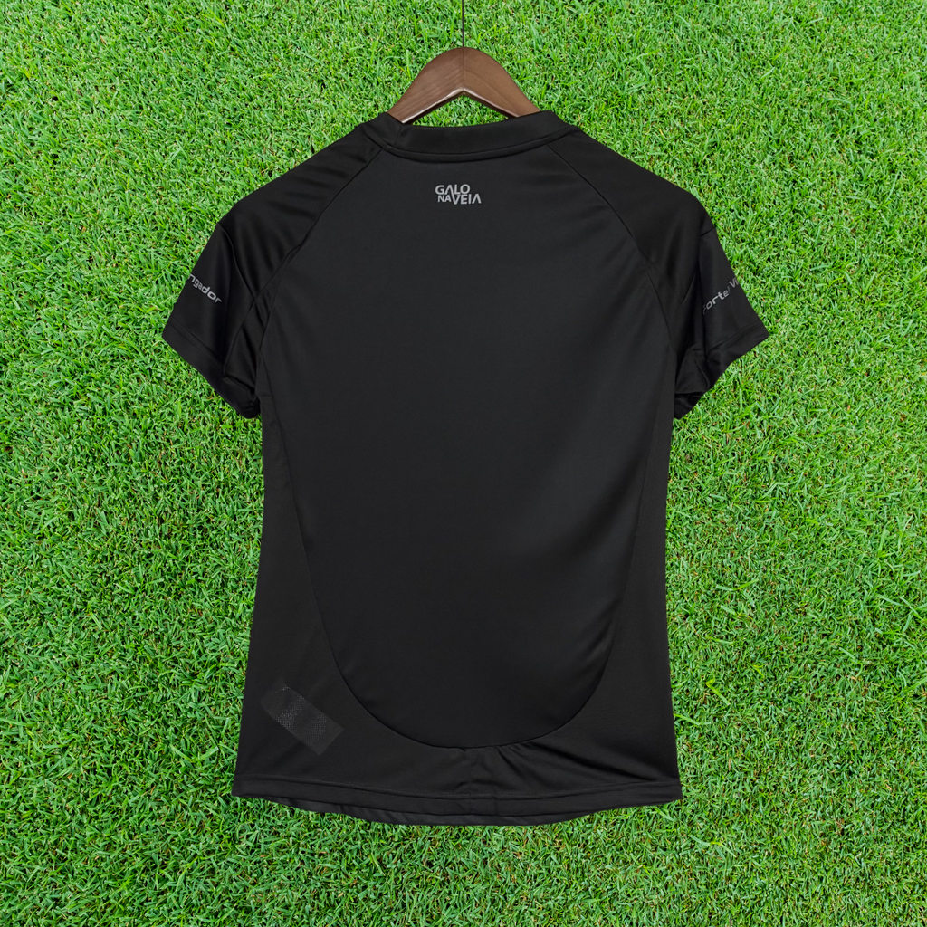 Camisa Atlético Mineiro All Black 25/26 Feminina Torcedor