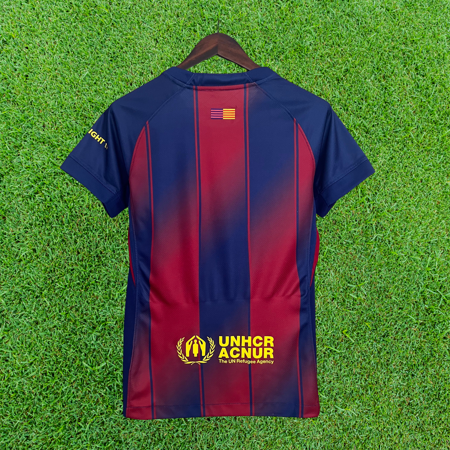 Camiseta local del Barcelona 25/26 para mujer, versión para aficionados 