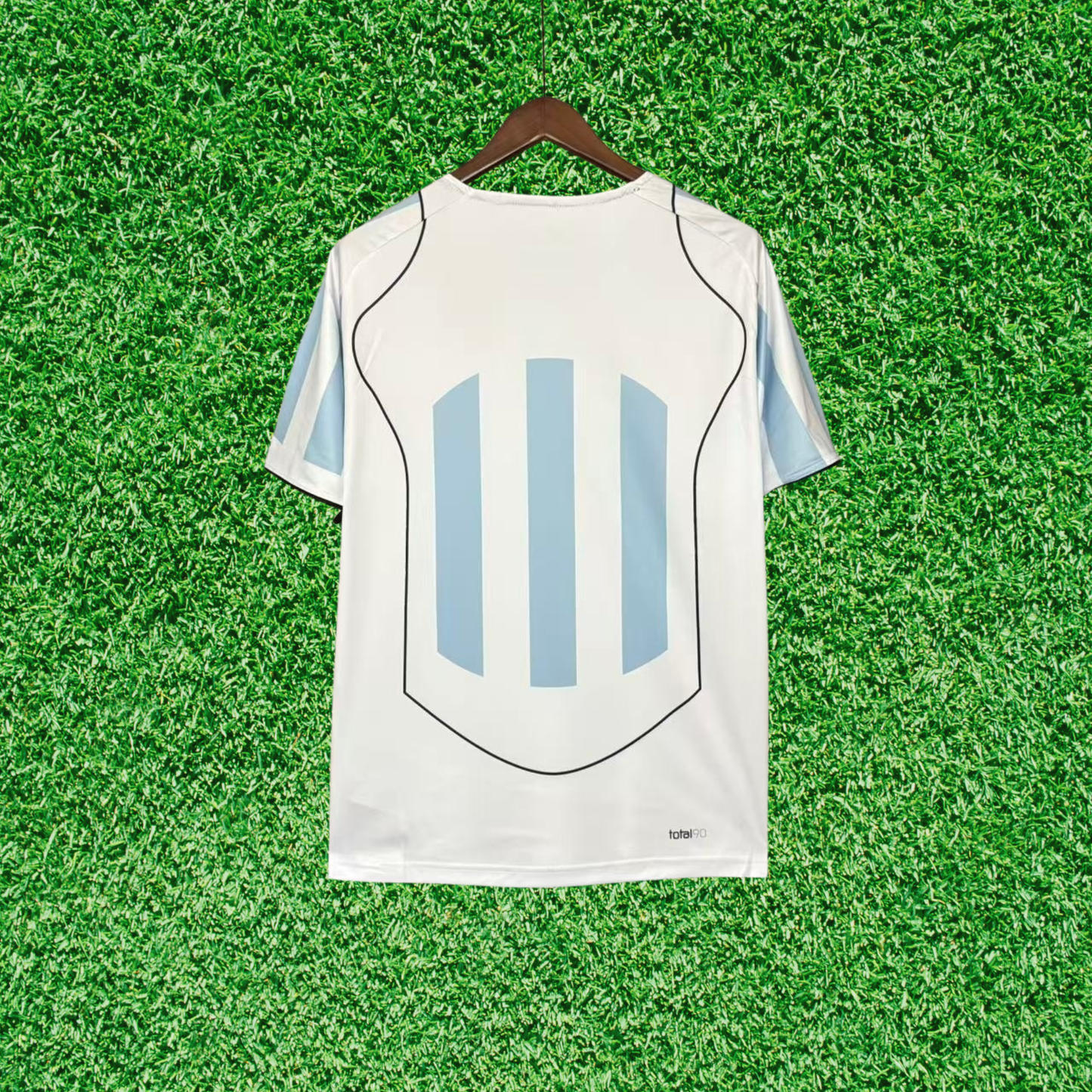 Total 90 Blue and White Jersey 2025 Fan Version