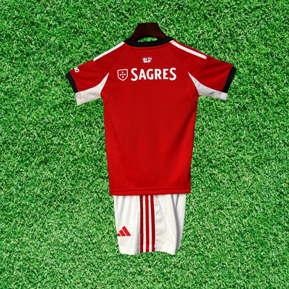Kit local del SL Benfica 25/26 para niños 