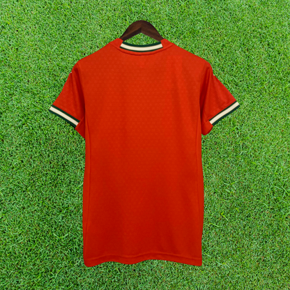 Camiseta local de Portugal 2025, versión para aficionados para mujer 