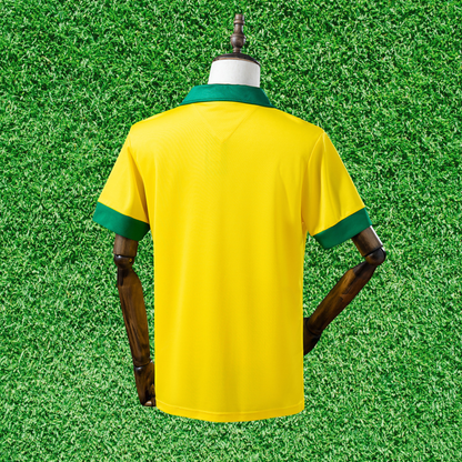 Camiseta de local de Brasil 1958 retro 