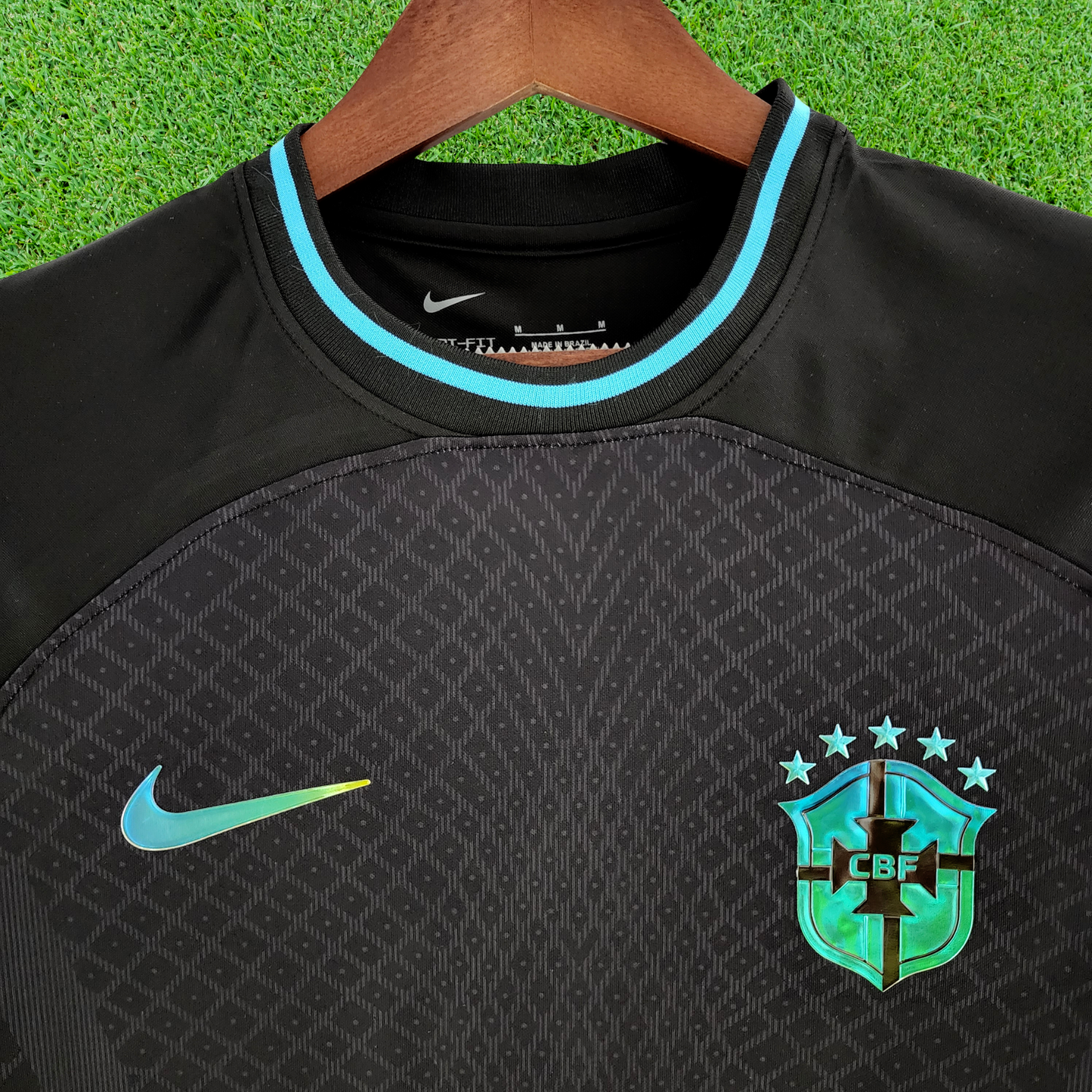 Camiseta negra especial de Brasil 2022, versión para aficionados 