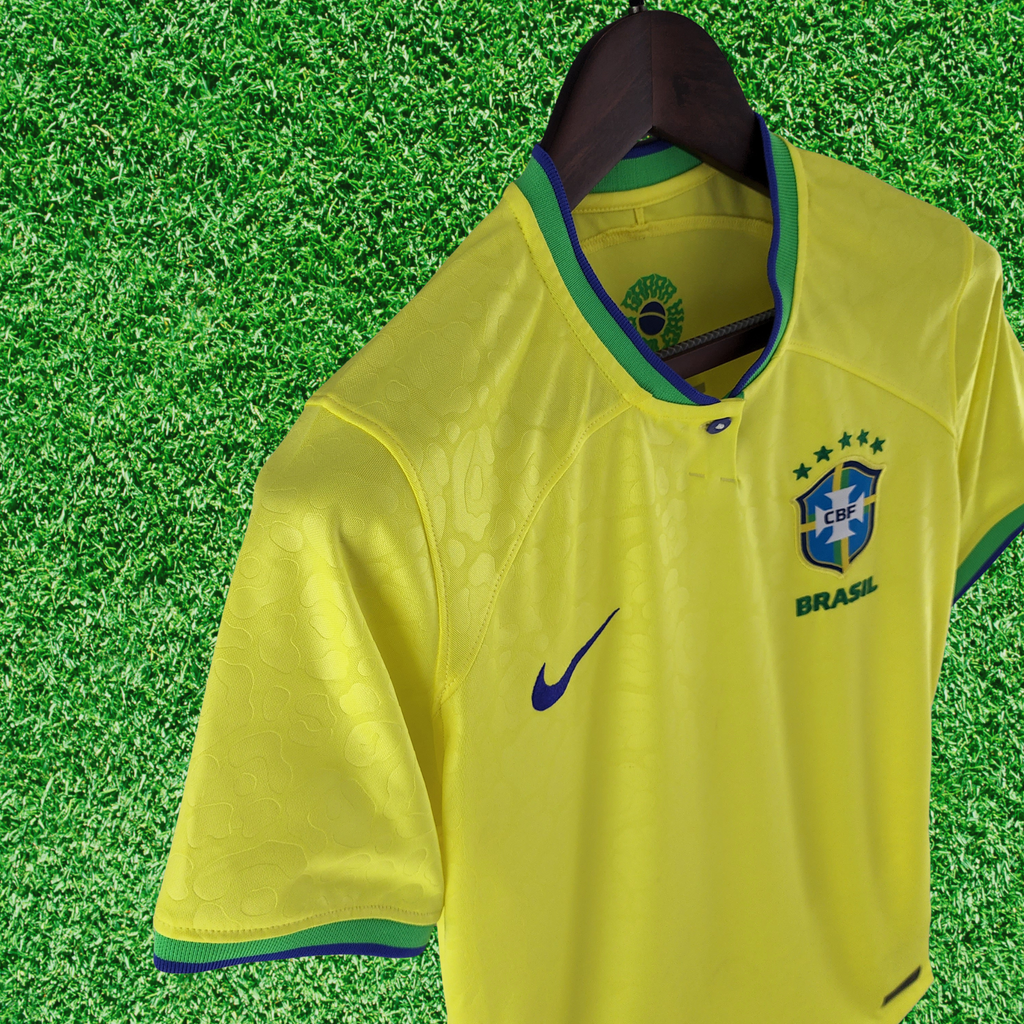 Camisa Brasil I 2022 Feminina Torcedor