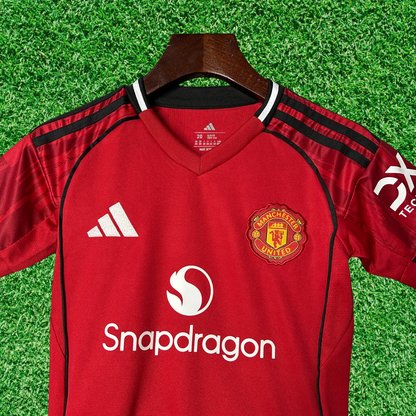 Kit Manchester United I 25/26 Infantil