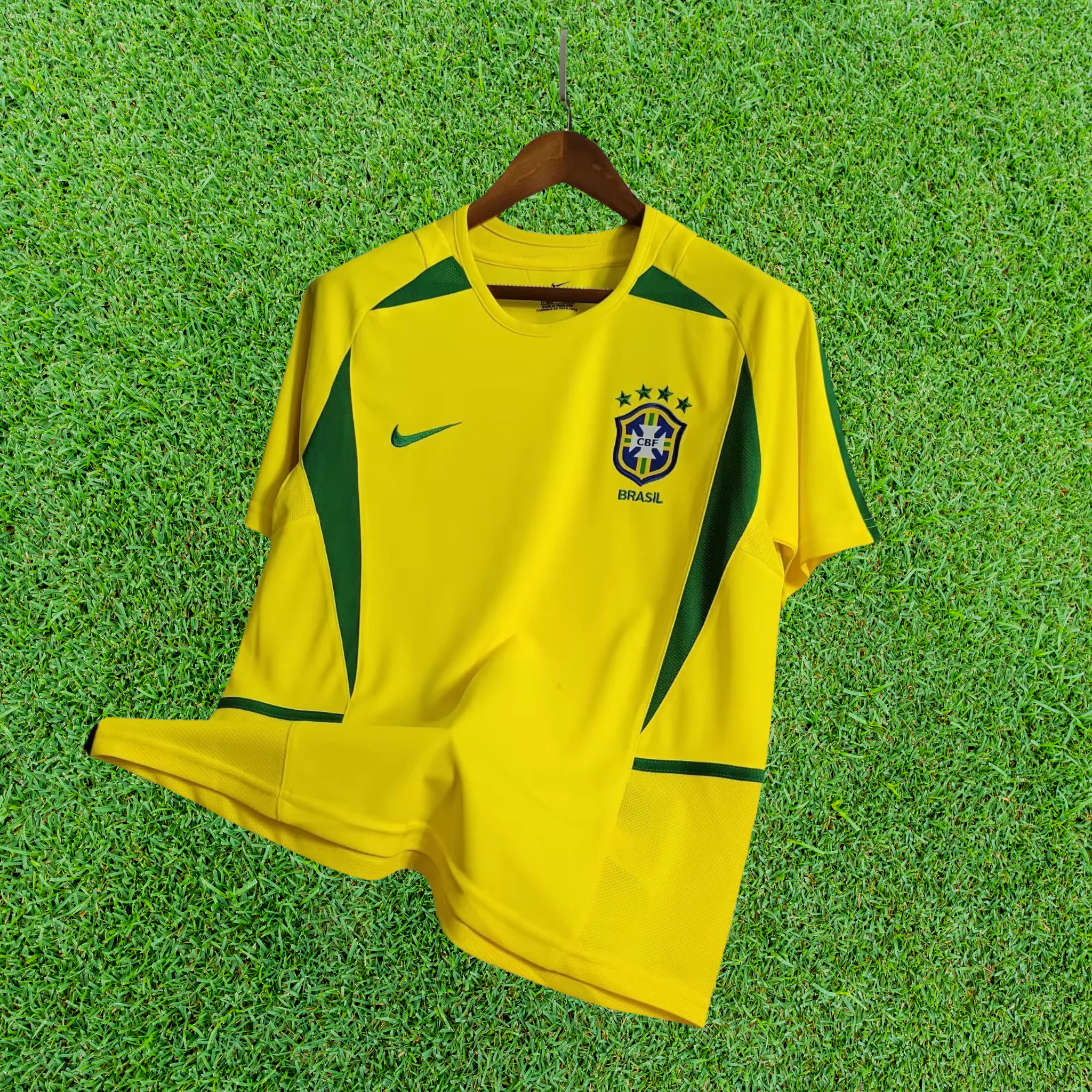 Camisa Brasil I 2002 Retrô