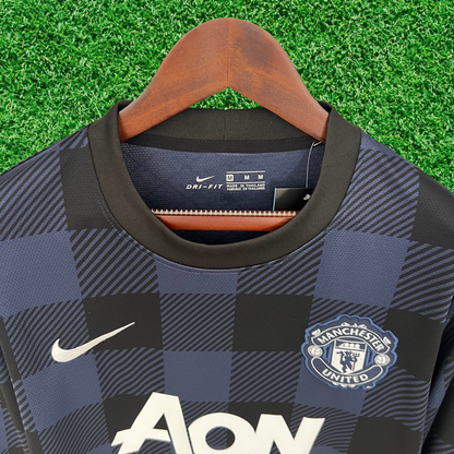 Camisa Manchester United II 13/14 Retrô Manga Longa