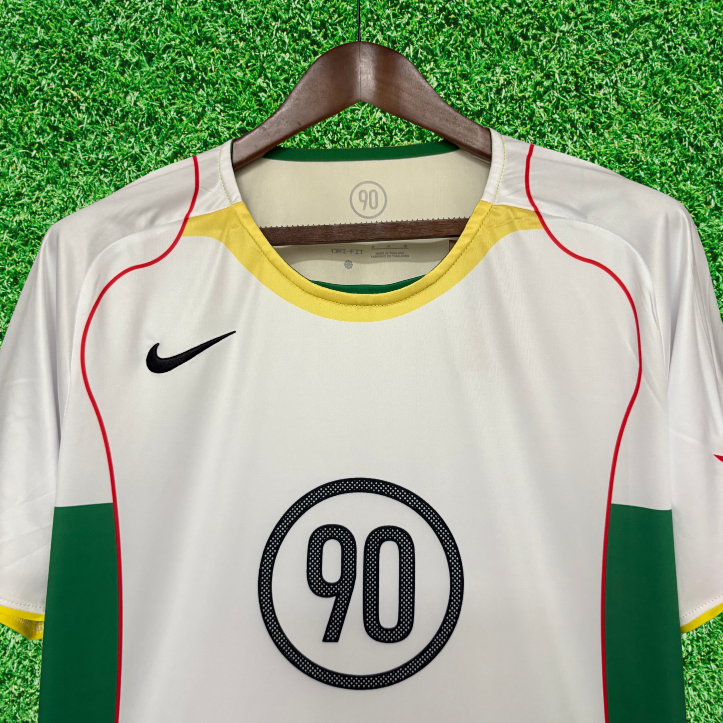 Total 90 White and Green Jersey 2025 Fan Version