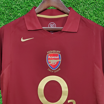 Camiseta de local del Arsenal 05/06 Retro 