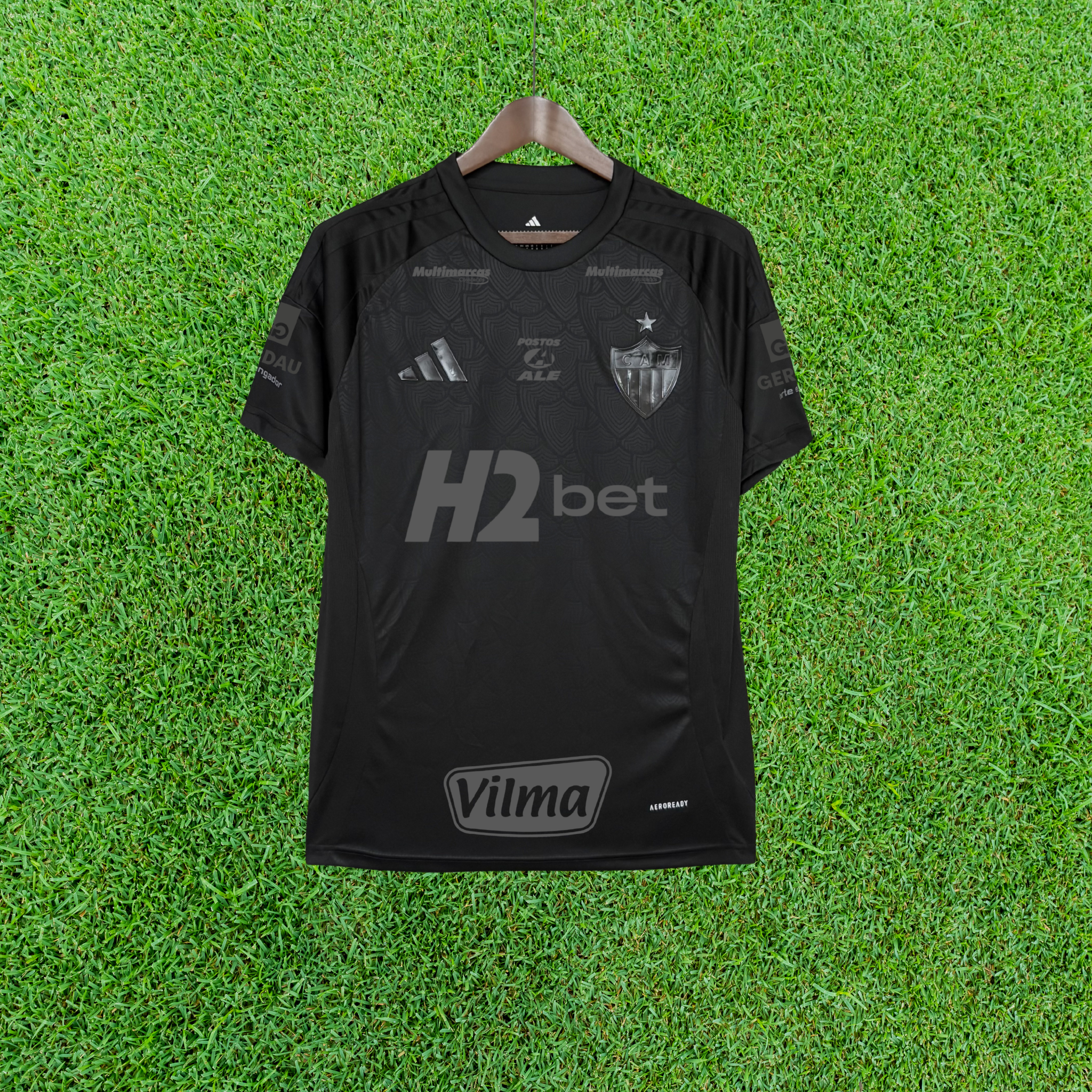Camisa Atlético Mineiro All Black 25/26 Torcedor