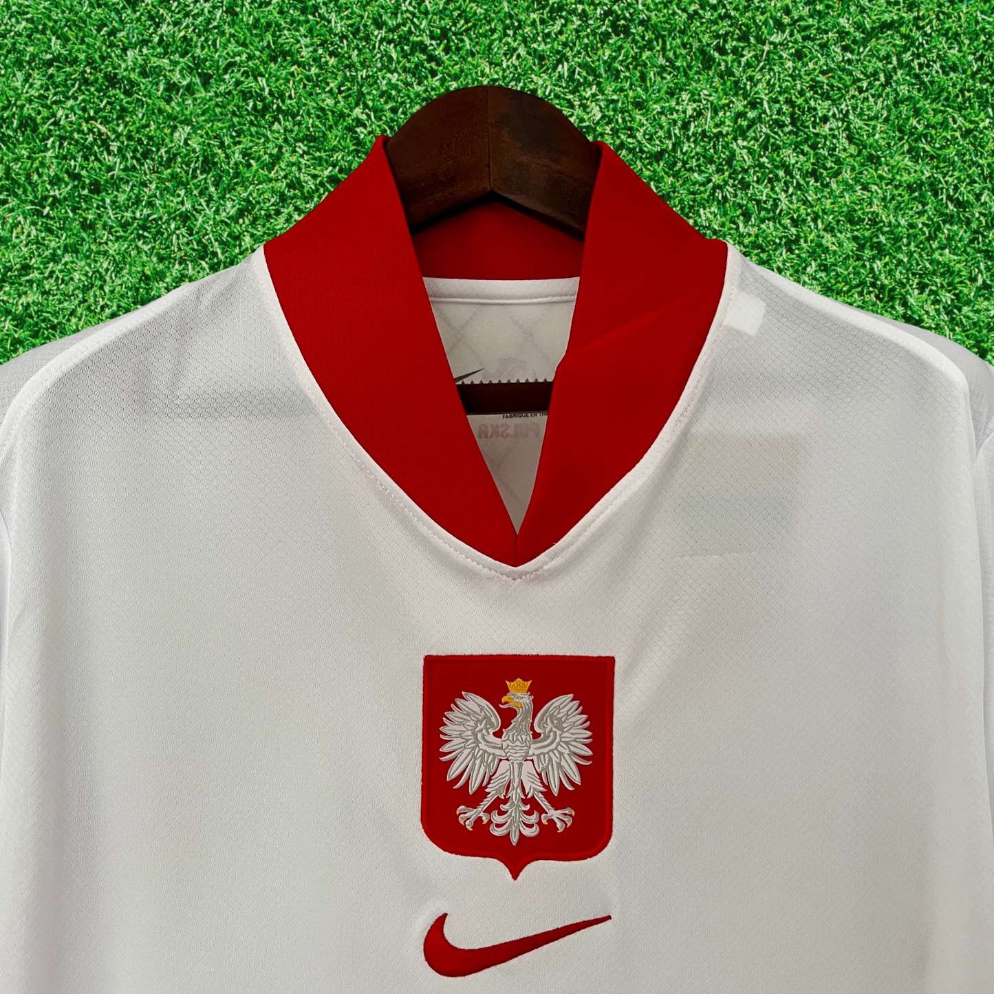Camiseta local de Polonia 2024, versión para aficionados 