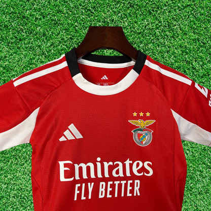 Kit local del SL Benfica 25/26 para niños 
