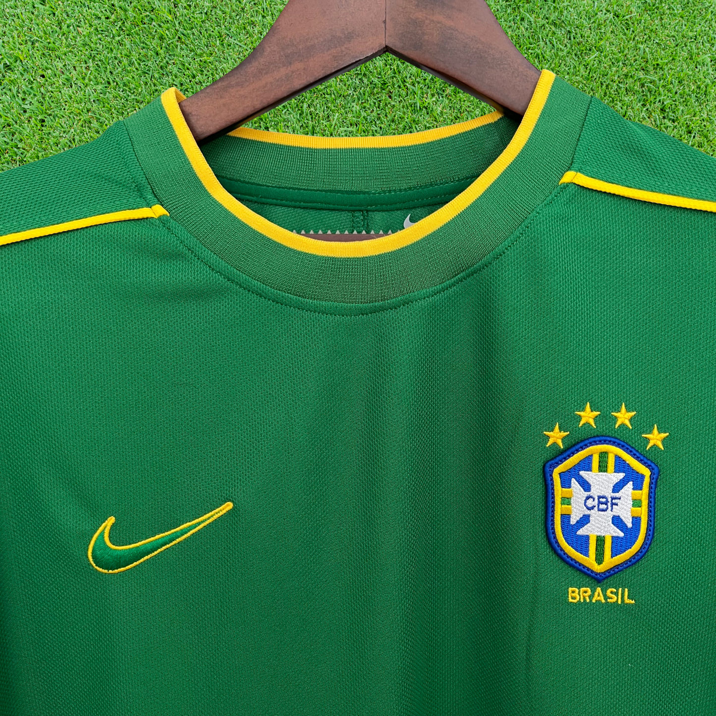 Camiseta de portero de Brasil 1998 retro 