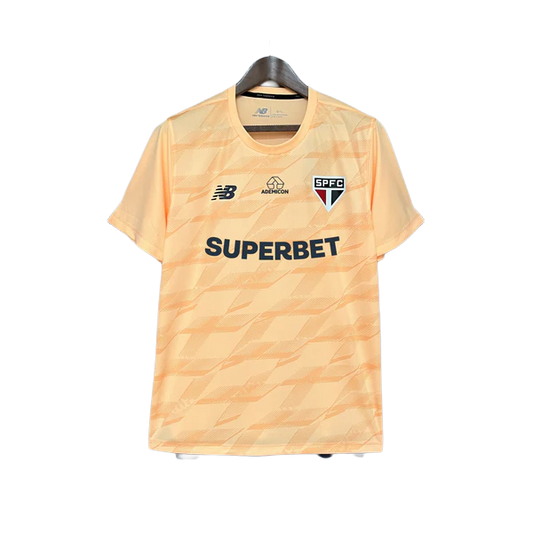 Sao Paulo 24/25 Training Jersey - Beige - All Sponsors - Fan Version