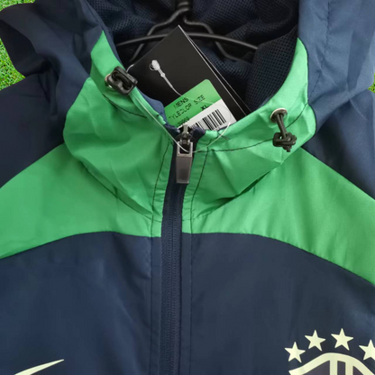Chaqueta azul/verde de Brasil 