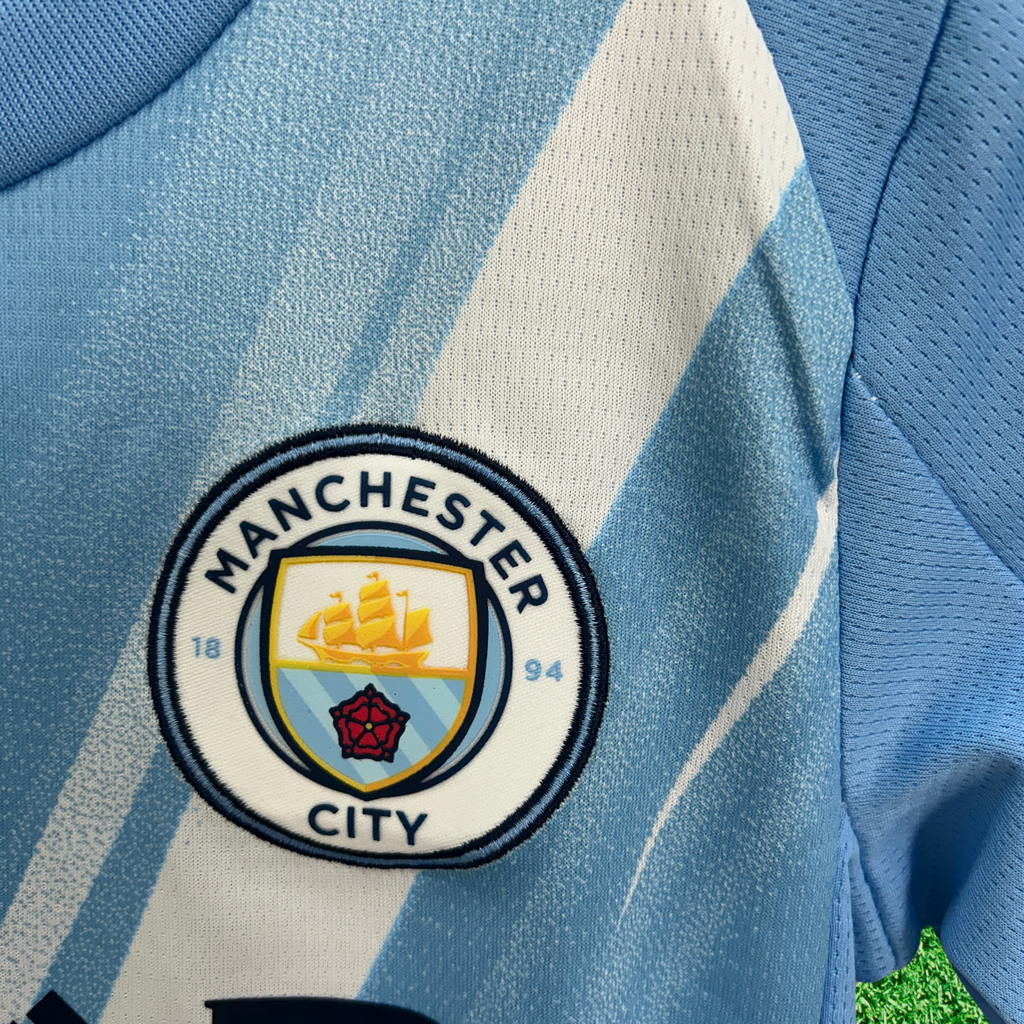 Kit Manchester City I 25/26 Infantil