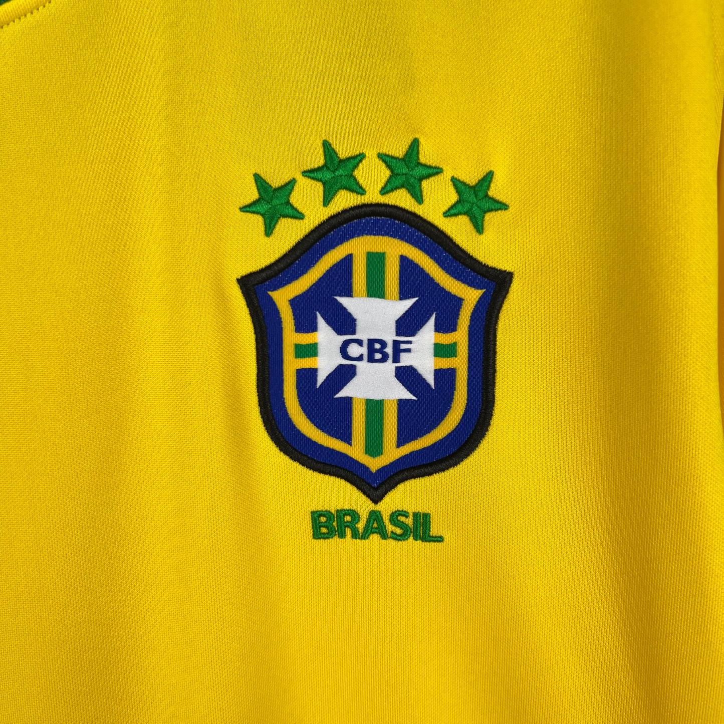 Brazil Home Jersey 1998 Retro Long Sleeve
