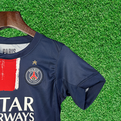Kit infantil especial Champions 24/25 del Paris Saint-Germain FC (PSG) I 