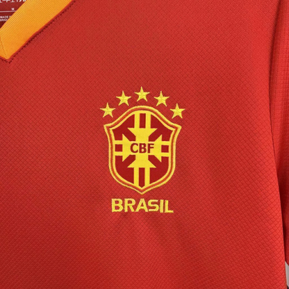 Camiseta roja especial de Brasil Jordan 25/26 versión para aficionados 