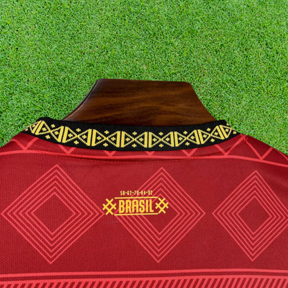 Camiseta de aficionado Jordan Special 25/26 de Brasil, color rojo 