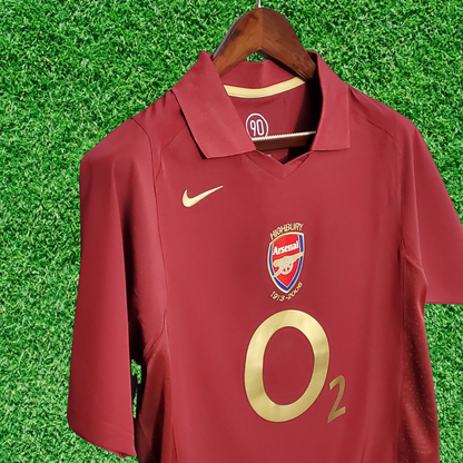 Camiseta de local del Arsenal 05/06 Retro 