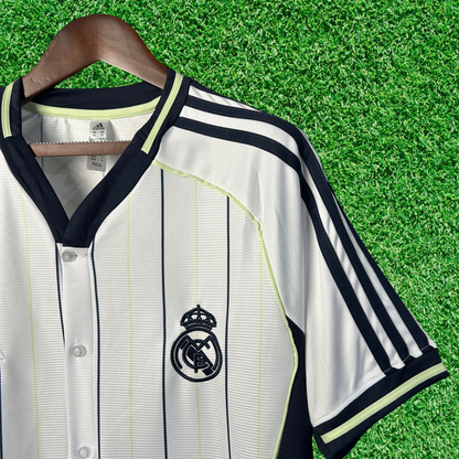 Camiseta de béisbol del Real Madrid - Paquete estadounidense 25/26 Retro 